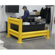 Heavy Duty Warehouse Double Guard Rail Add-On Unit