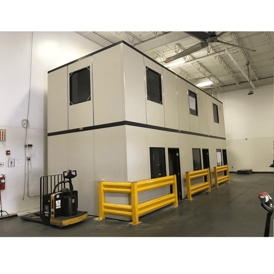Heavy Duty Warehouse Double Guard Rail Starter Unit