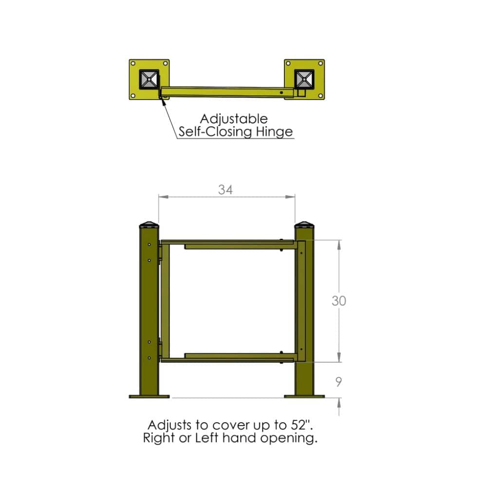 Handle It - Adjustable Pedestrian Gate