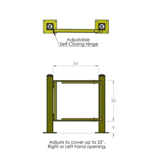 Handle It - Adjustable Pedestrian Gate