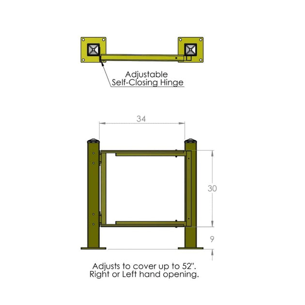 Handle It - Adjustable Pedestrian Gate